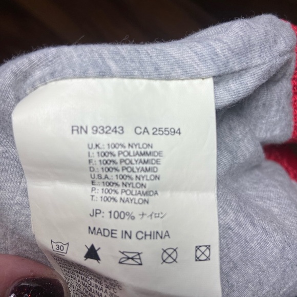 Diesel Kids Size 3t Jacket Red And Blue With Pockets Embroidered Logo - Picture 8 of 10